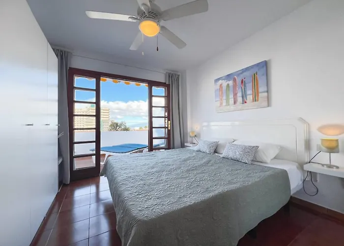 Garden Teneryfa Tenerife Widok Na Ocean Ocean Atlantic Wiev Costa Adeje (Tenerife)